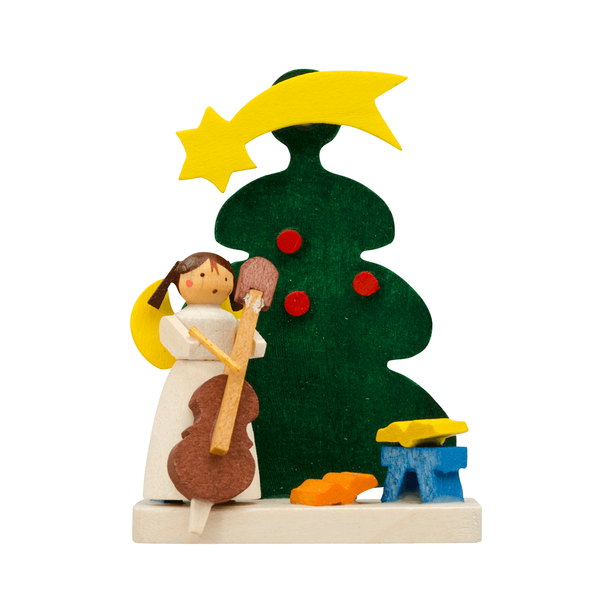 Tree 'Angel' Ornament - with cello -