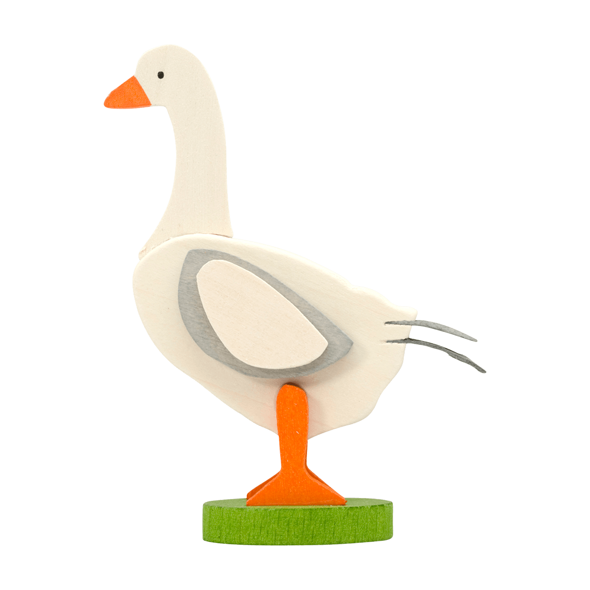 Hanging Goose Ornament white with white head