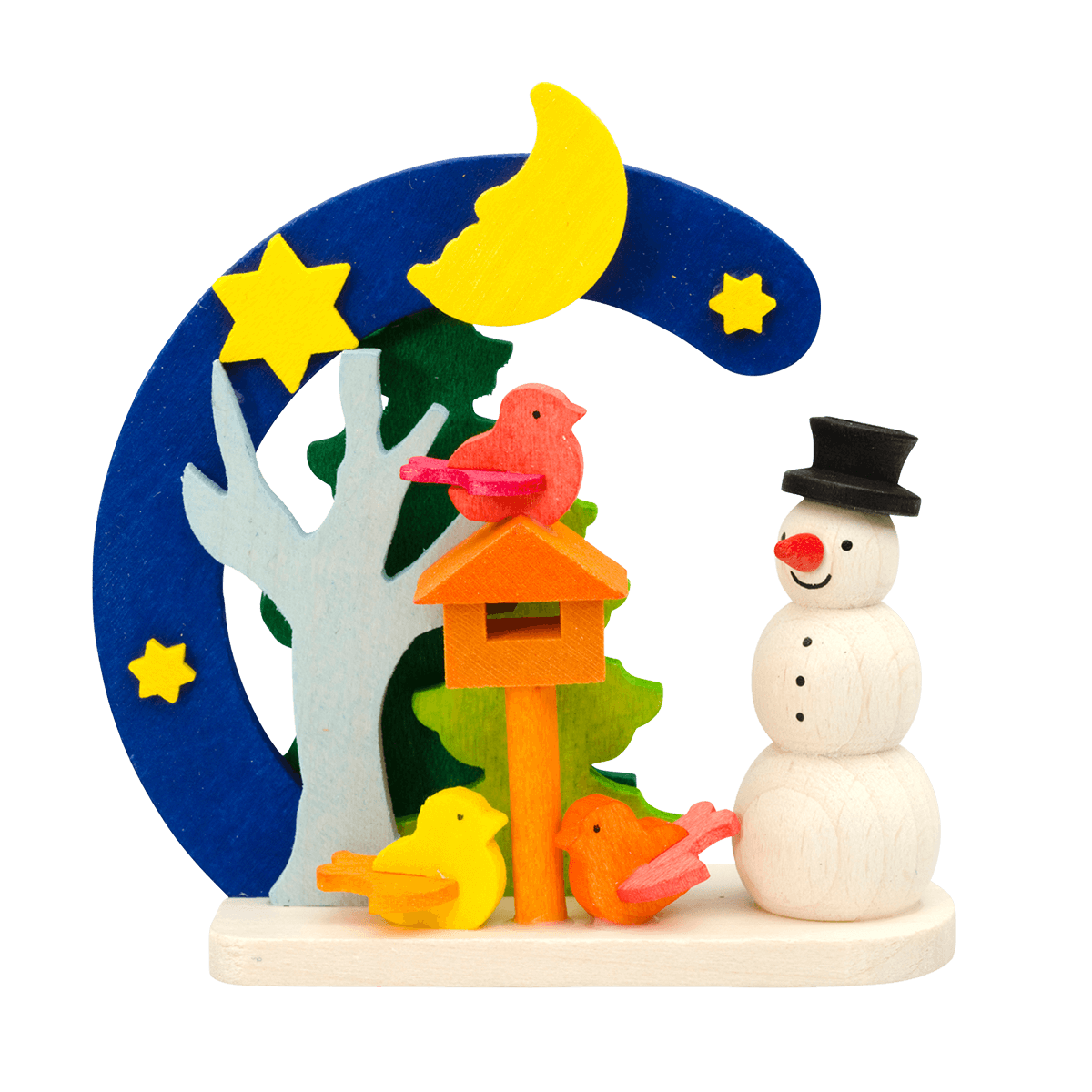 Arch 'Snowman' Ornament with bird house