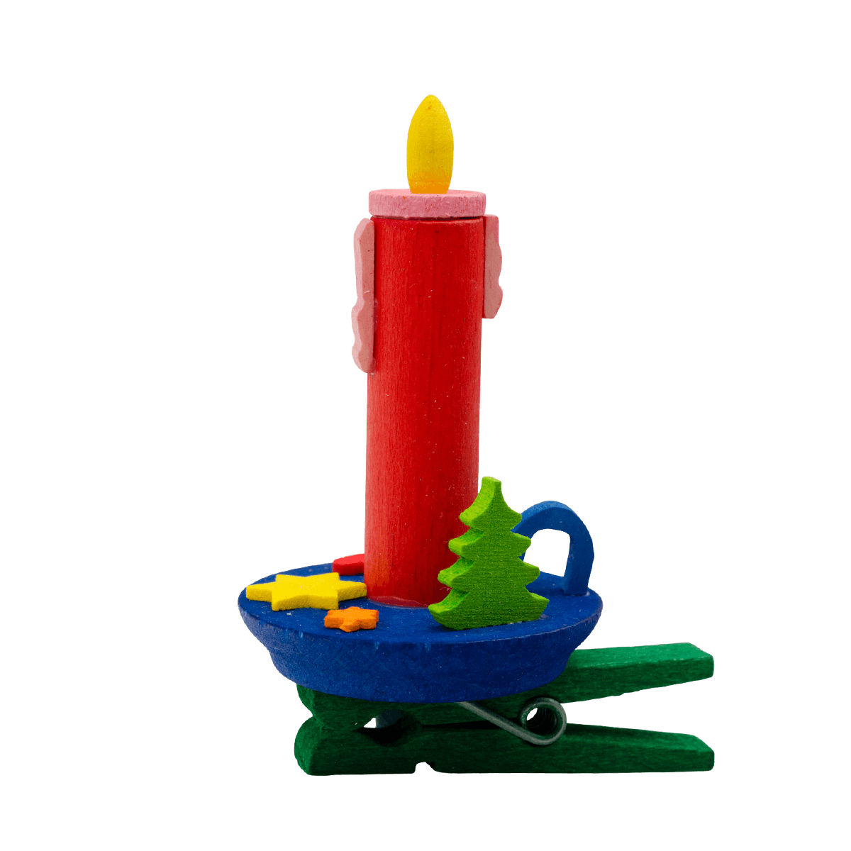 Candle with clip
