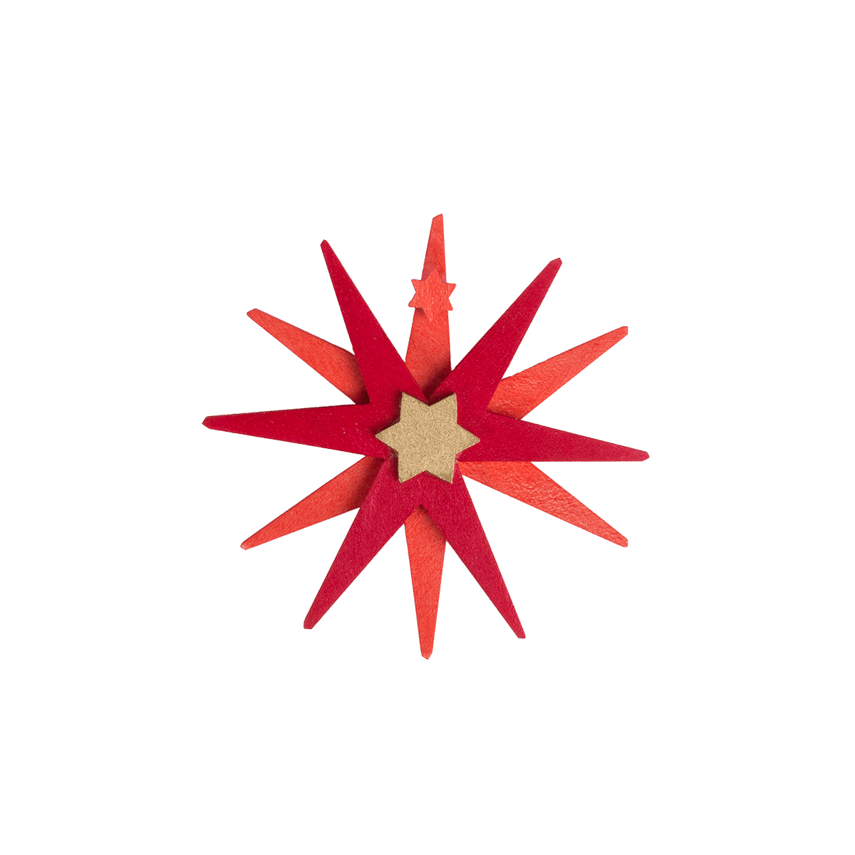 Christmas Star Ornament red